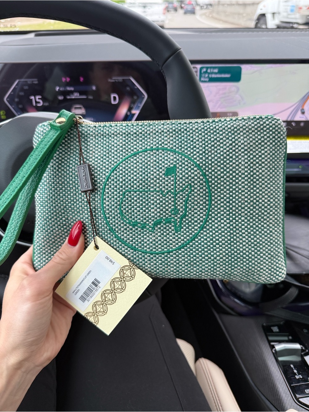 2026 Masters Green Wristlet NWT